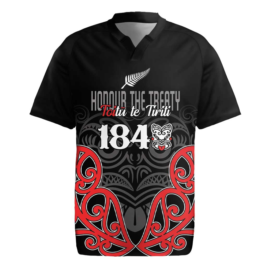 Toitu Te Tiriti 1840 Aotearoa Rugby Jersey Stand Together Stand Stronger