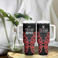 Toitu Te Tiriti 1840 Aotearoa Tumbler With Handle Stand Together Stand Stronger
