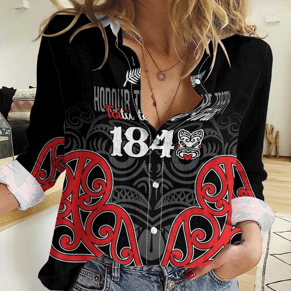 Toitu Te Tiriti 1840 Aotearoa Women Casual Shirt Stand Together Stand Stronger