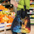 Polynesian Heart In Fire And Water Grocery Bag Romantic Elements