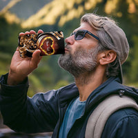 Personalised Polynesian Fiery Heart 4 in 1 Can Cooler Tumbler Passionate Love