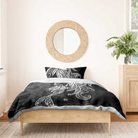 Polynesian Mermaid Plumeria Tribal Tattoo Bedding Set