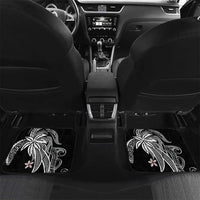 Polynesian Mermaid Plumeria Tribal Tattoo Car Mats