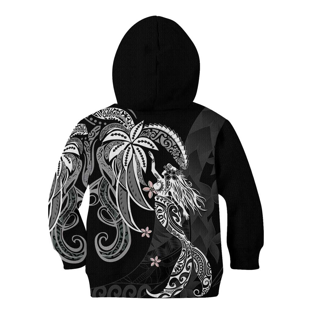 Polynesian Mermaid Plumeria Tribal Tattoo Kid Hoodie LT01 - Polynesian Pride