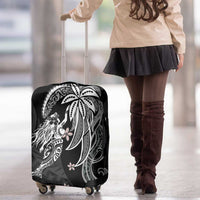 Polynesian Mermaid Plumeria Tribal Tattoo Luggage Cover