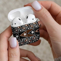 Fiji Brown Masi Pattern AirPods Case Fijian Tapa