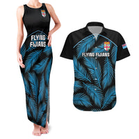 fiji-rugby-couples-matching-tank-maxi-dress-and-hawaiian-shirt-flying-fijians-blue-palm-tree-version