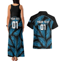 custom-fiji-rugby-couples-matching-tank-maxi-dress-and-hawaiian-shirt-flying-fijians-blue-palm-tree-version