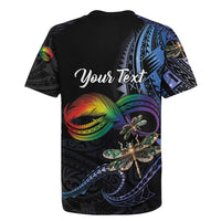 Personalised Polynesian Memorial Rugby Jersey As Long As I Breathe You'll Be Remembered