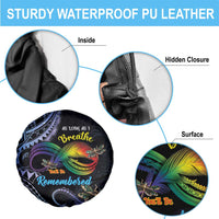 Polynesian Memorial Spare Tire Cover As Long As I Breathe You'll Be Remembered