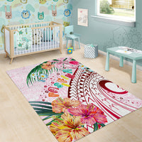 Pasifika Festival Area Rug Tribal Pattern Tropical Style