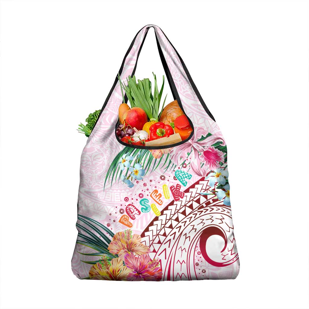 Pasifika Festival Grocery Bag Tribal Pattern Tropical Style