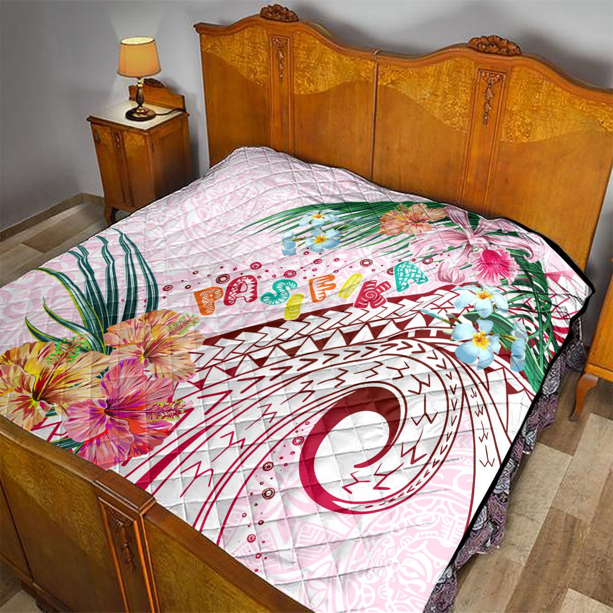 Pasifika Festival Quilt Tribal Pattern Tropical Style LT01 - Polynesian Pride