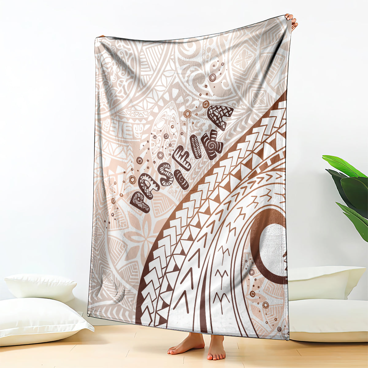 Pasifika Festival Blanket Vintage Tribal Pattern