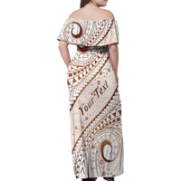 Pasifika Festival Family Matching Off Shoulder Maxi Dress and Hawaiian Shirt Vintage Tribal Pattern LT01 - Polynesian Pride