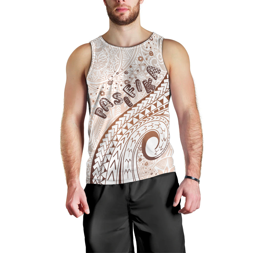 Pasifika Festival Men Tank Top Vintage Tribal Pattern LT01 - Polynesian Pride