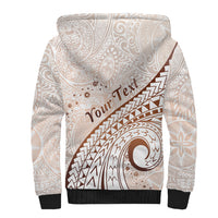 Pasifika Festival Sherpa Hoodie Vintage Tribal Pattern LT01 - Polynesian Pride