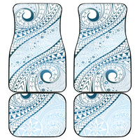 Pasifika Festival Car Mats Tribal Pattern Blue Version