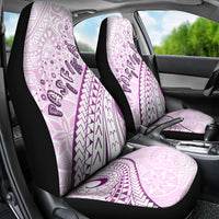 Pasifika Festival Car Seat Cover Tribal Pattern Lilac Version