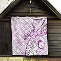 Pasifika Festival Quilt Tribal Pattern Lilac Version LT01 - Polynesian Pride