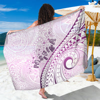 Pasifika Festival Sarong Tribal Pattern Lilac Version LT01 One Size 44 x 66 inches Purple - Polynesian Pride