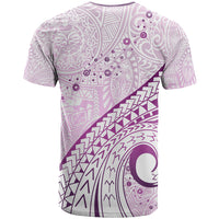 Pasifika Festival T Shirt Tribal Pattern Lilac Version LT01 - Polynesian Pride