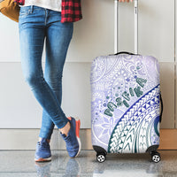 Pasifika Festival Luggage Cover Tribal Pattern Violet Version