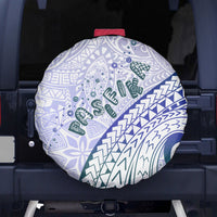 Pasifika Festival Spare Tire Cover Tribal Pattern Violet Version LT01 - Polynesian Pride