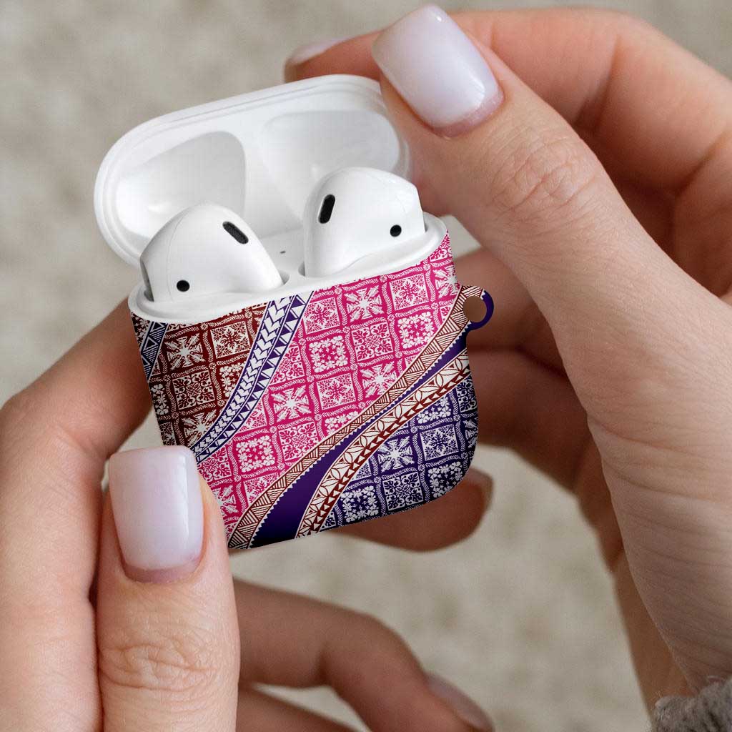Hawaiian Quilt Pattern AirPods Case Sweet Color Mixed - Polynesian Pride