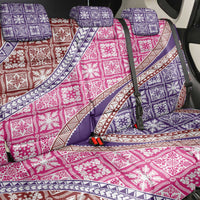 Hawaiian Quilt Pattern Back Car Seat Cover Sweet Color Mixed - Polynesian Pride