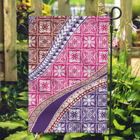 Hawaiian Quilt Pattern Garden Flag Sweet Color Mixed - Polynesian Pride