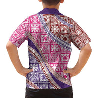 Hawaiian Quilt Pattern Hawaiian Shirt Sweet Color Mixed - Polynesian Pride