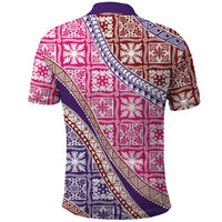 Hawaiian Quilt Pattern Polo Shirt Sweet Color Mixed - Polynesian Pride
