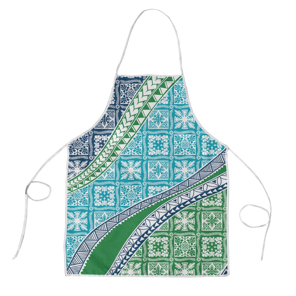 Hawaiian Quilt Pattern Apron Fresh Color Mixed - Polynesian Pride