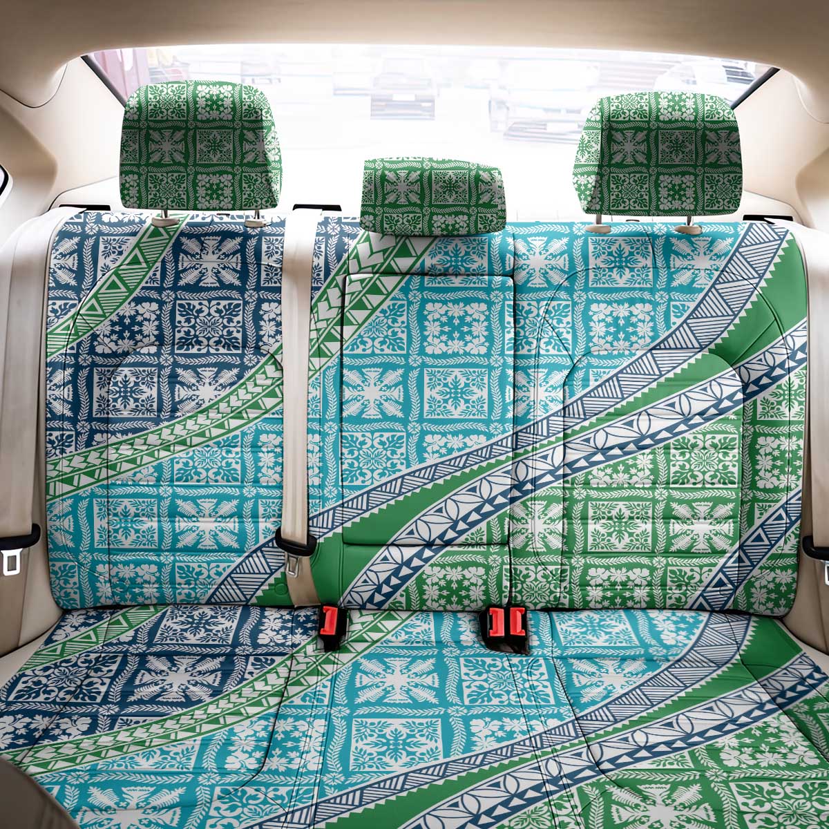 Hawaiian Quilt Pattern Back Car Seat Cover Fresh Color Mixed - Polynesian Pride