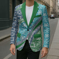 Hawaiian Quilt Pattern Blazer Fresh Color Mixed - Polynesian Pride