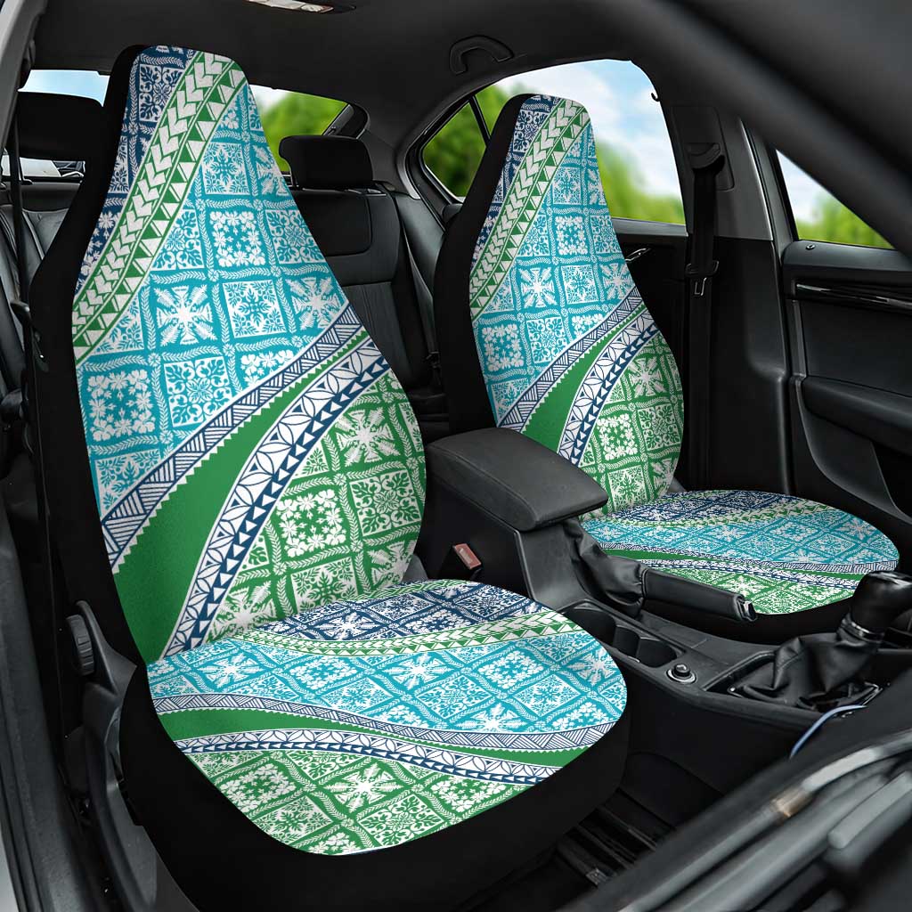 Hawaiian Quilt Pattern Car Seat Cover Fresh Color Mixed - Polynesian Pride