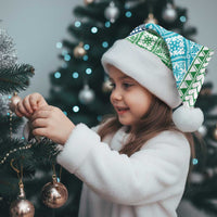 Hawaiian Quilt Pattern Christmas Santa Hat Fresh Color Mixed - Polynesian Pride