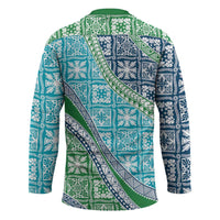 Hawaiian Quilt Pattern Hockey Jersey Fresh Color Mixed - Polynesian Pride