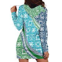 Hawaiian Quilt Pattern Hoodie Dress Fresh Color Mixed - Polynesian Pride