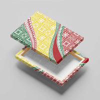 Hawaiian Quilt Pattern Canvas Wall Art Special Color Mixed - Polynesian Pride