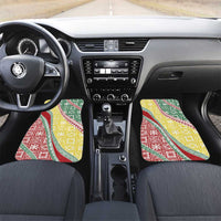 Hawaiian Quilt Pattern Car Mats Special Color Mixed - Polynesian Pride