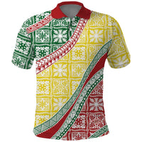 Hawaiian Quilt Pattern Polo Shirt Special Color Mixed - Polynesian Pride