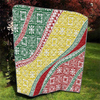 Hawaiian Quilt Pattern Quilt Special Color Mixed - Polynesian Pride