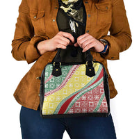 Hawaiian Quilt Pattern Shoulder Handbag Special Color Mixed - Polynesian Pride