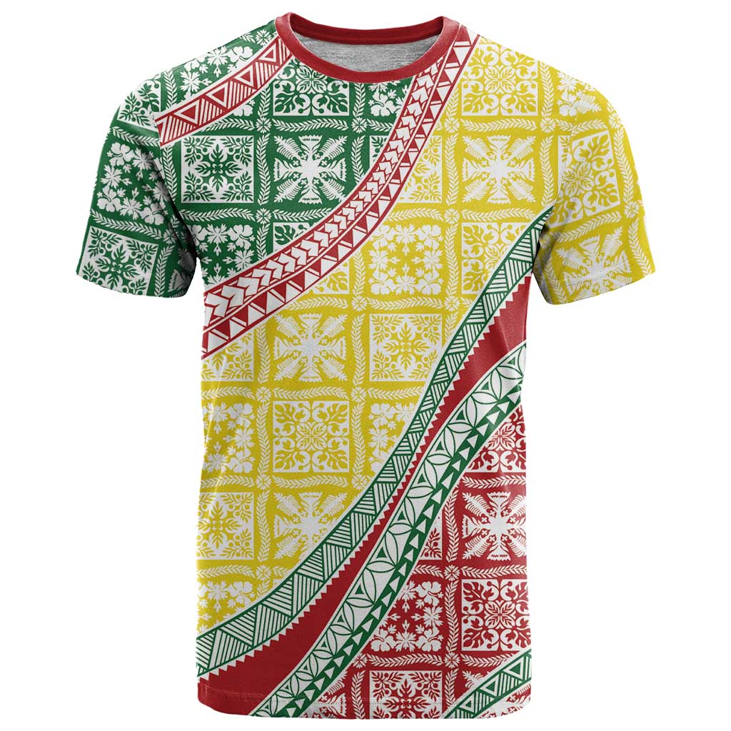 Hawaiian Quilt Pattern T Shirt Special Color Mixed - Polynesian Pride