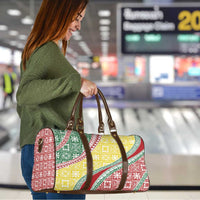 Hawaiian Quilt Pattern Travel Bag Special Color Mixed - Polynesian Pride