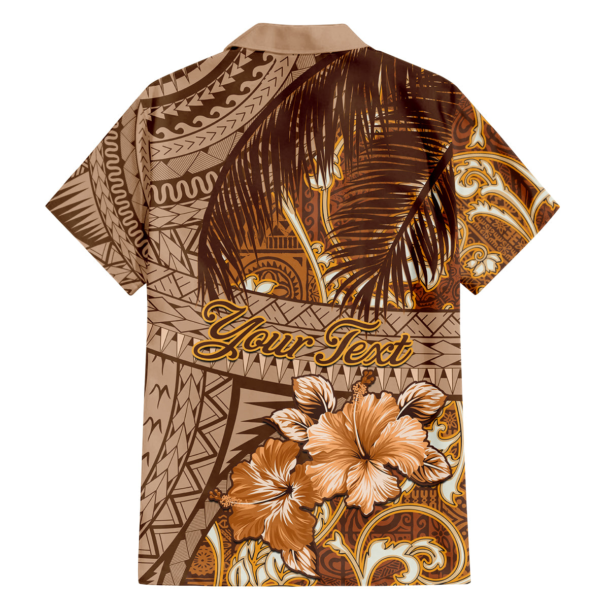 Personalised Fiji Masi Family Matching Off Shoulder Short Dress and Hawaiian Shirt Bula Fijian Masi Tapa Vintage Style LT01 - Polynesian Pride