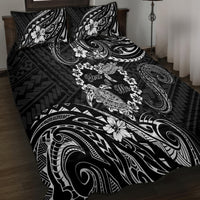 Polynesian Turtle Valentine Quilt Bed Set You And Me Hibiscus Heart LT01 - Polynesian Pride