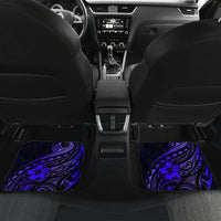 Polynesian Turtle Valentine Car Mats You And Me Navy Blue Hibiscus Heart LT01 - Polynesian Pride